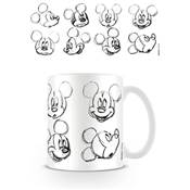 MICKEY MUG SKETCH FACES /2