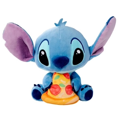 DISNEY PELUCHE STITCH AVEC PIZZA 25CM