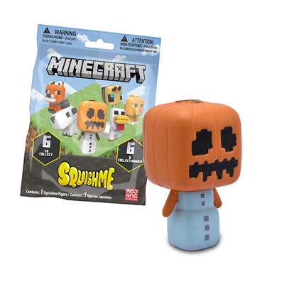 MINECRAFT SQUISHMES MYSTERE PRESENTOIR DE 18PCS
