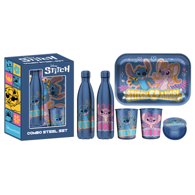 STITCH & ANGEL COMBO STEEL exclu Leclerc