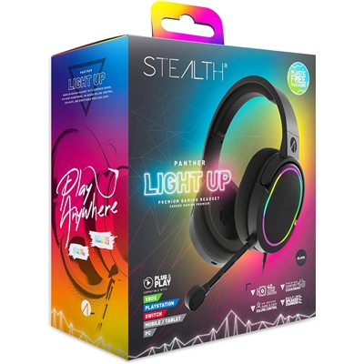 STEALTH PANTHER PREMIUM CASQUE GAMING  UNIVERSEL - LED