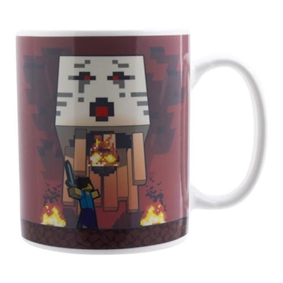 MINECRAFT MUG THERMO-RÉACTIF NETHER