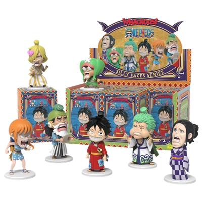 ONE PIECE FIGURINE MYSTERE - WHACKOOS - SILLY FACES