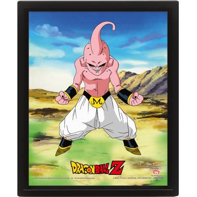 DRAGON BALL Z CADRE 3D LENTICULAIRE 2 SIDES OF BUU