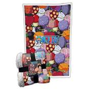 HOMADICT PLAID SHERPA 100X150 CM ONE PIECE DEMON FRUITS