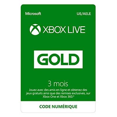 LIVE 3 MOIS /20 - XBOX ONE ESD