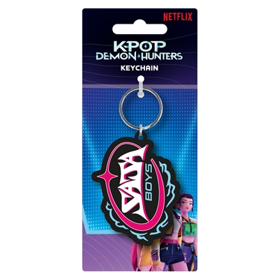 K-POP DEMON HUNTERS SAJA BOYS PORTE CLE RUBBER