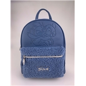 SAC A DOS FASHION DISNEY STITCH & ANGEL HUG TEDDY BLEU