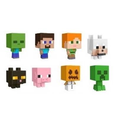 MINECRAFT MINI TETE MODULABLE ASSORTIMENT 36