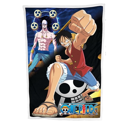 HOMADICT PLAID SHERPA 100X150 CM ONE PIECE LUFFY & ENER ATTACK