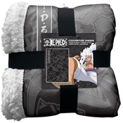 ONE PIECE PLAID SHERPA LUFFY GEAR 5 RUNNING
