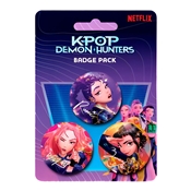 K-POP DEMON HUNTERS SET DE 3 BADGES