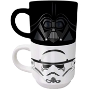 STAR WARS (CASQUES DE L'EMPIRE) SET DE MUGS EMPILABLES