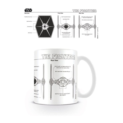 STAR WARS (CROQUIS CHASSEUR TIE) MUG