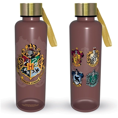 HARRY POTTER (COLOURFUL CREST) SLIM METAL DRINKS BOTTLE