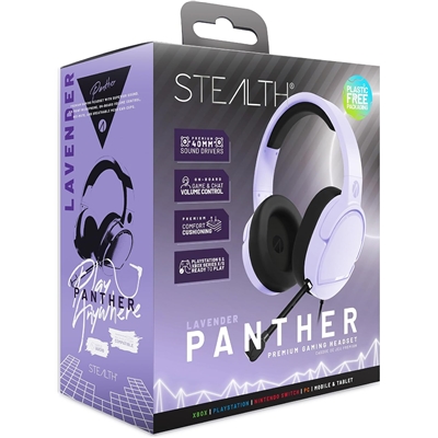 STEALTH PANTHER PREMIUM CASQUE GAMING  UNIVERSEL - LAVENDER