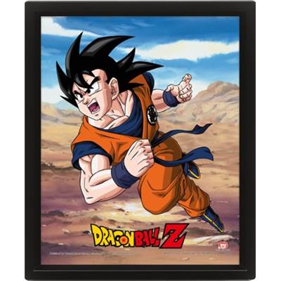 DRAGON BALL Z CADRE 3D LENTICULAIRE RIVALRY OF POWER