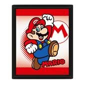 SUPER MARIO CADRE 3D LENTICULAIRE MARIO YOSHI FLIP