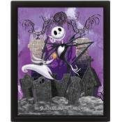 NIGHTMARE BEFORE CHRISTMAS CADRE 3D-GRAVEYARD