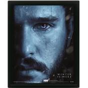GAME OF THRONES CADRE 3D LENTICULAIRE JOHN SNOW /2