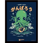 ILUSTRATA GOOD LUCK CTHULHU FRAMED 30X40