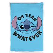 PLAID SHERPA STITCH WHATEVER BLUE