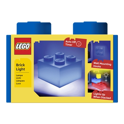 LAMPE BRIQUE 2X2 BLEUE LEGO