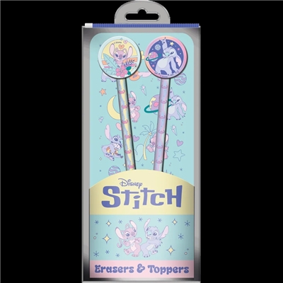 LILO & STITCH (PLANETARY) ERASER TOPPER 2PK (WALLET)