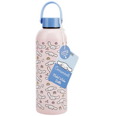 GOURDE EN MÉTAL CINNAMOROLL AVEC ANSE DE TRANSPORT