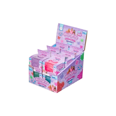 MUSHYKINZ - SQUISHY CUBE DE SLIME ANTI STRESS - DISPLAY 12 